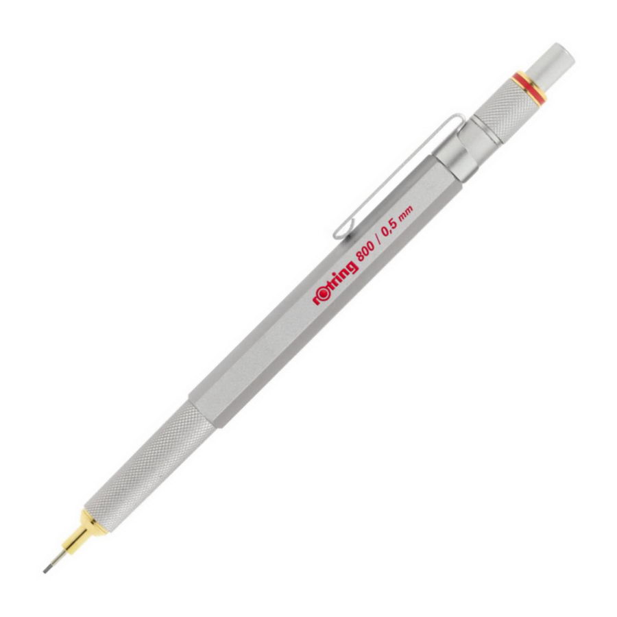 Rotring 800 Tehnička olovka 0.5 Silver - Image 2