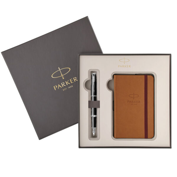 Poklon set Parker Royal Urban Black CT – Nalivpero + Notes