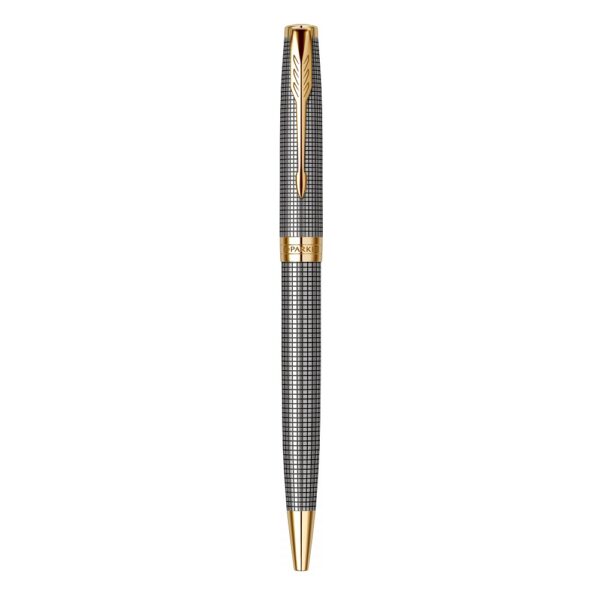 Parker hemijska olovka Royal Sonnet Silver Chisel GT - Image 3