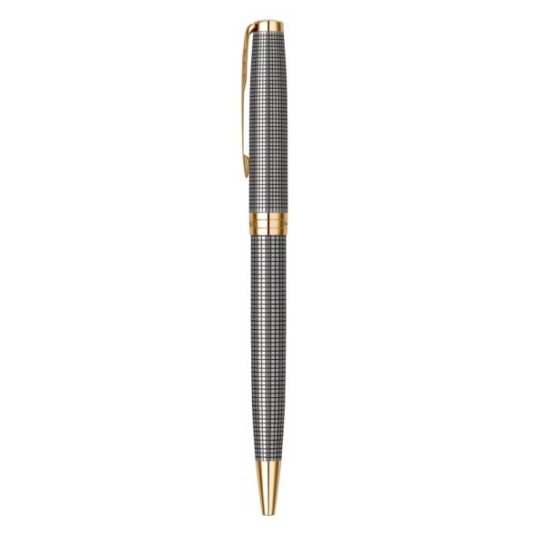 Parker hemijska olovka Royal Sonnet Silver Chisel GT - Image 4