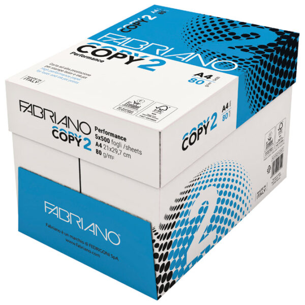 Papir Copy 2 A4 80g Fabriano kutija 5 riseva - Image 2