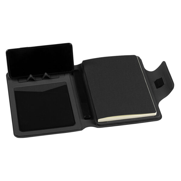 Agenda (Portfolio)  A5, sa bežičnim punjačem i pomoćnom baterijom 8000 mAh Magente - Image 4
