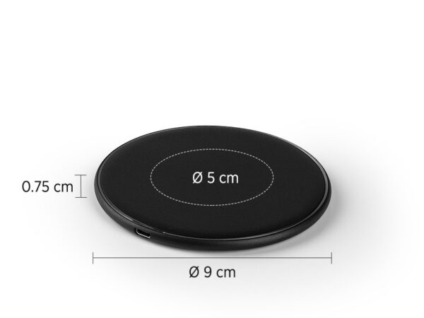 Bežični punjač za mobilne telefone Pixo crni - Image 3