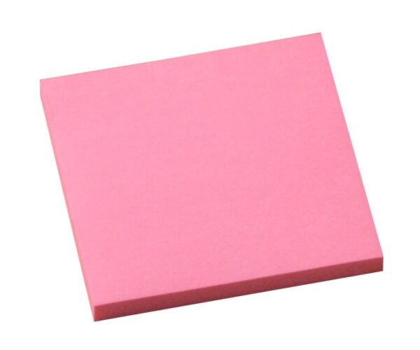 Samolepljivi blokčići 75x75mm 80L Info Notes roze - Image 2