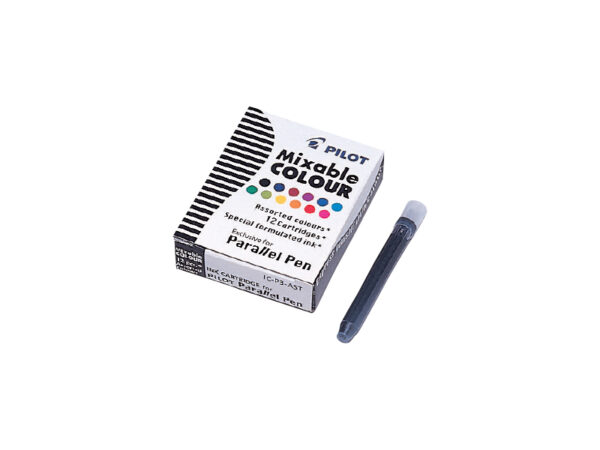 Patrone za kaligrafsko pero Pilot Parallel Pen mixable colour 12 boja