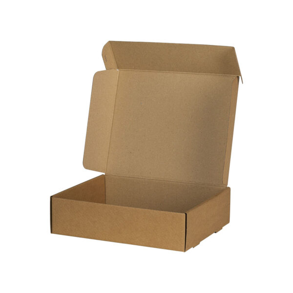 Kutija troslojna samosklopiva braon 21x17x5 cm, pakovanje 50 kom