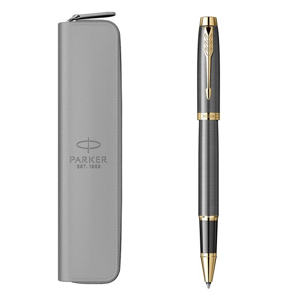 Parker poklon set IM GREY GT roler + futrola